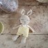Mini Coton le lapin Jaune - pièce unique peluche au crochet